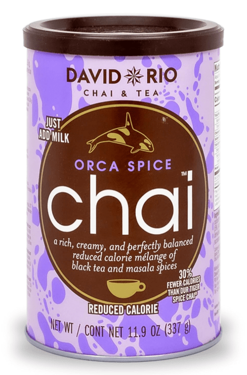 Chai Instantáneo Té Negro Clásico Libre de Azúcar (Orca Spice Sugar Free) Tarro 337gr