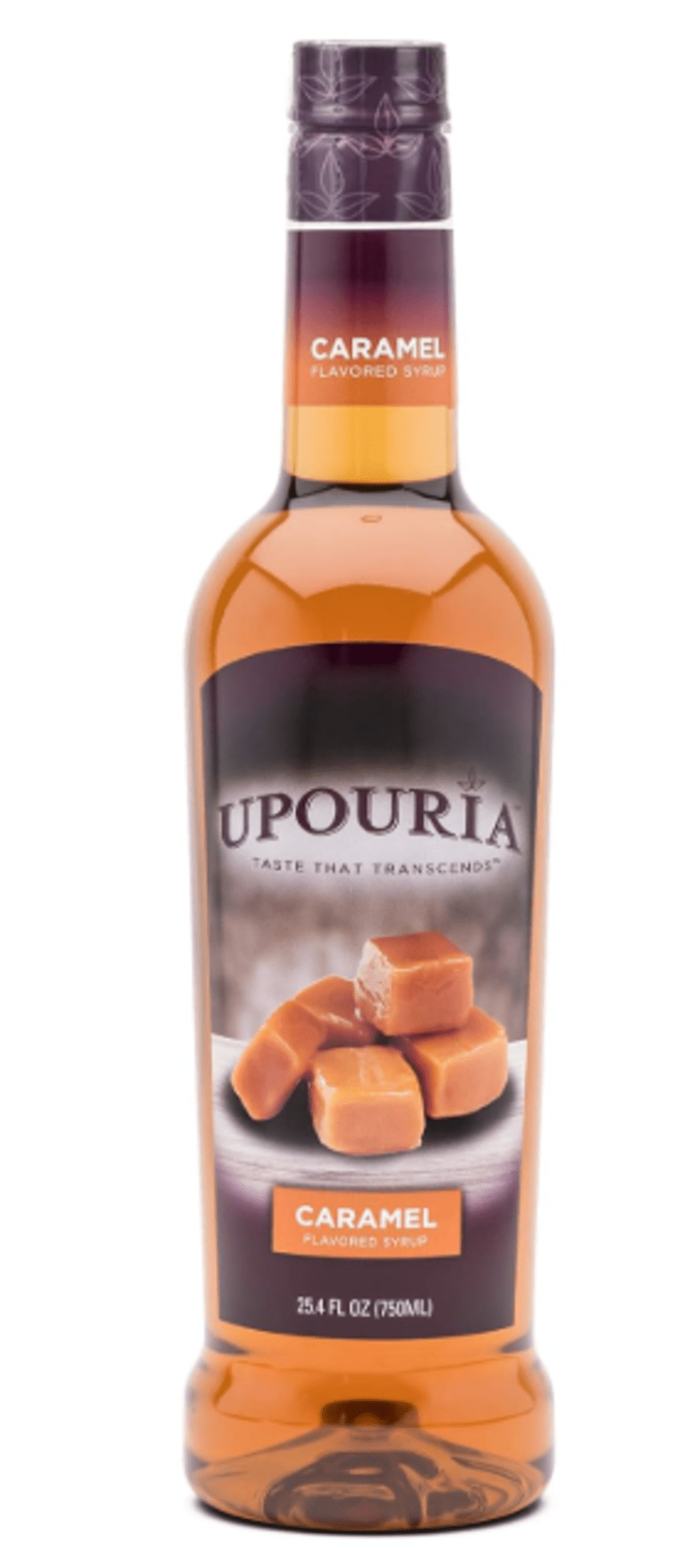 Syrup Upouria Caramel 750 Ml + Bomba Dispensadora 7 Ml