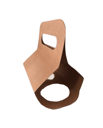 Porta Vasos Kraft Colgante 2 Cavidades (100unid)