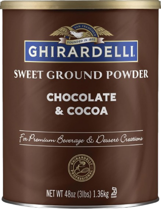 Chocolate caliente Ghirardelli 1,36 Kg. Sweet Ground powder