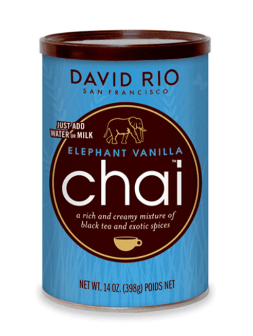 Chai Instantáneo Té Negro con Vainilla (Elephant Vainilla) Tarro 398gr