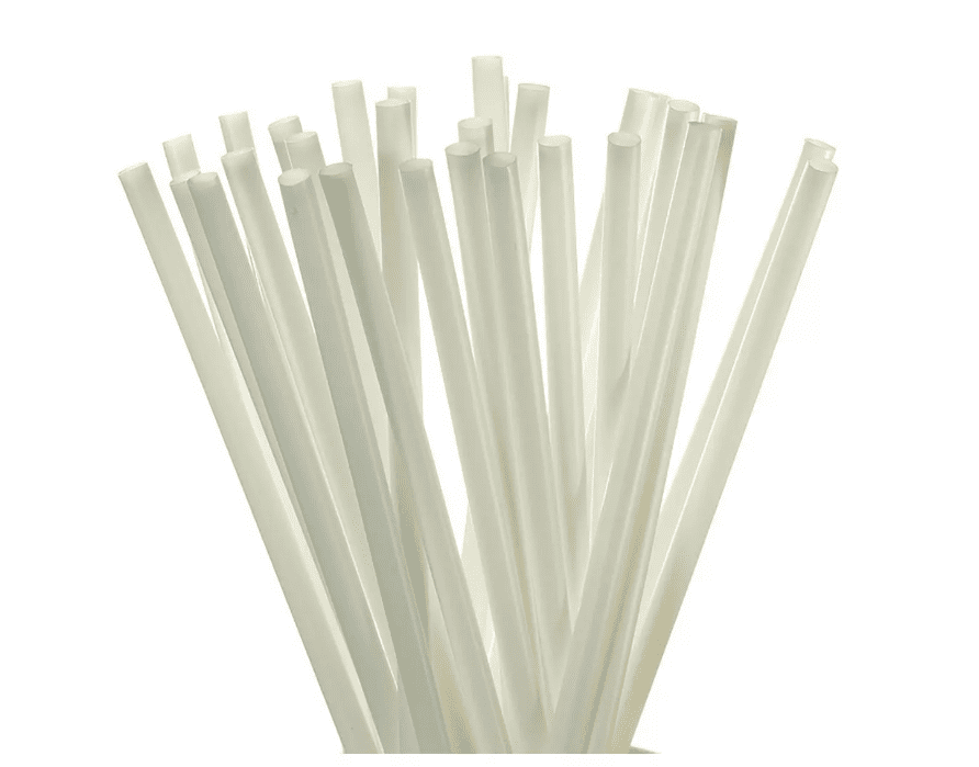 Bombilla Papel Blanca 8mm x 25,4cm - 3 Capas (500unid)