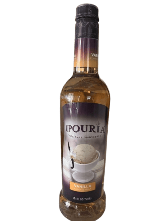 Syrup Upouria Vainilla 750 Ml + Bomba Dispensadora 7 Ml