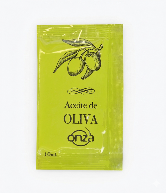 Aceite Oliva caja 300 unid. (8cc c/sachet)