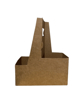 Porta Vasos Kraft 2 Cavidades (100unid)